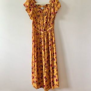 Patrons of Peace Floral Midi Dress